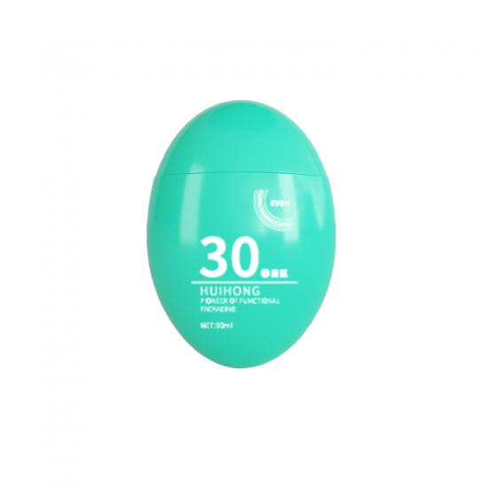 50ml egg Shape Sunscreen Bottle.